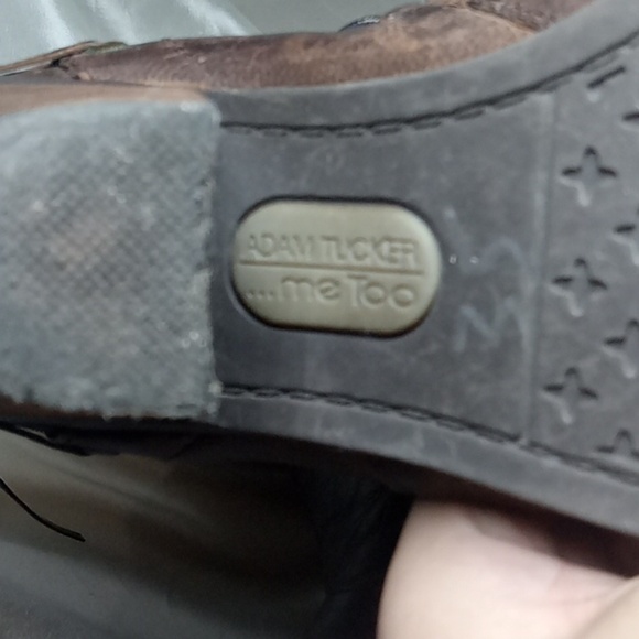 Adam Tucker me too women's brown distressed ankle boots size 6 - Picture 9 of 10